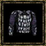 Armure renforcée en cuir noir