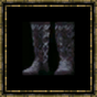 Bottes en cuir noir