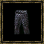 Pantalon en cuir noir