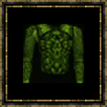Armure en cuir vert