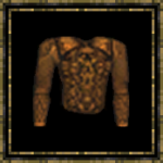Armure en cuir brun
