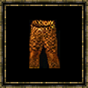 Pantalon en cuir brun